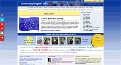 Desktop Screenshot of connectingsingles.eu
