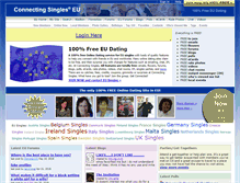 Tablet Screenshot of connectingsingles.eu