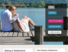 Tablet Screenshot of connectingsingles.ch