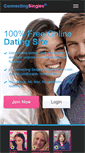 Mobile Screenshot of connectingsingles.com