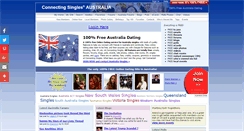 Desktop Screenshot of connectingsingles.com.au