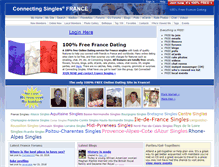 Tablet Screenshot of connectingsingles.fr