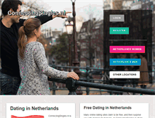 Tablet Screenshot of connectingsingles.nl